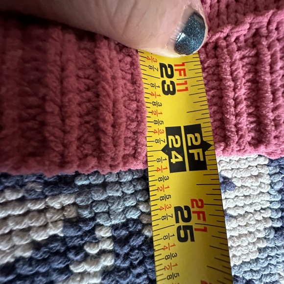 🌸 Hazel Moon Rose Pink Chunky Knit Button Cardigan Sweater Size M NWOT - Picture 7 of 10